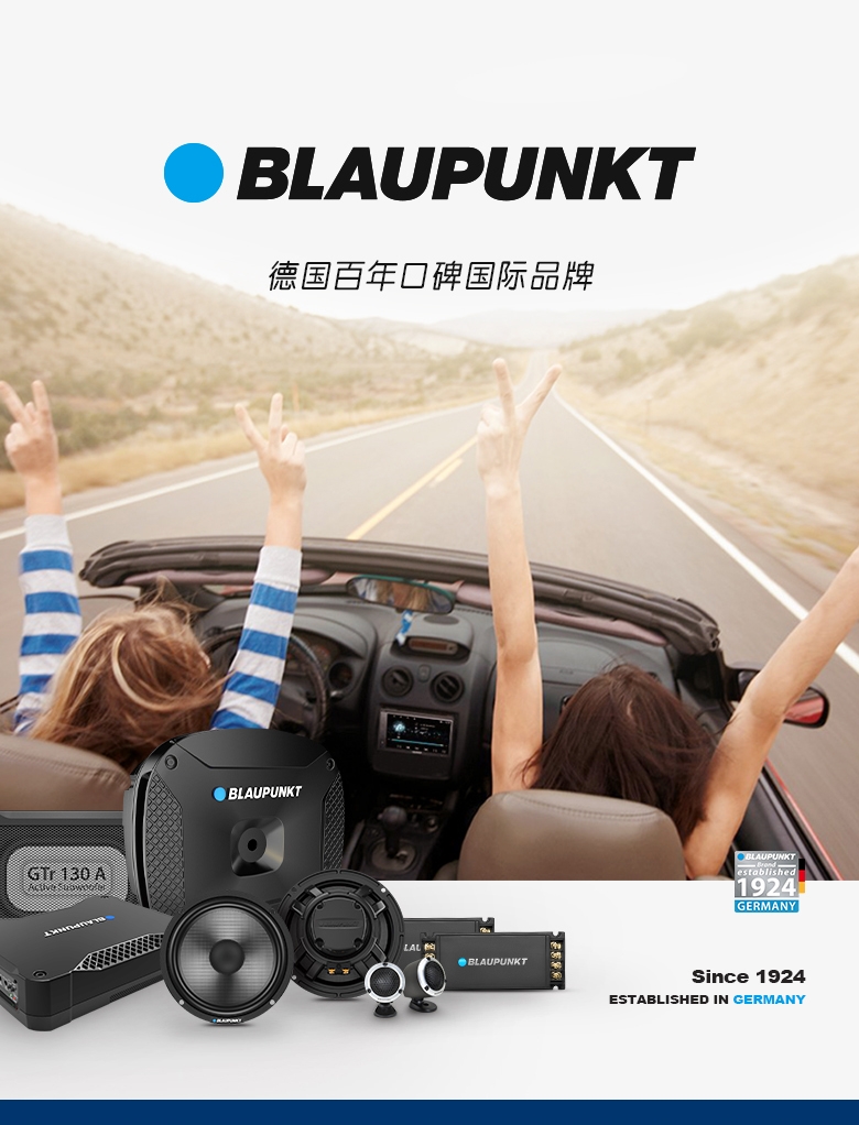 德國（藍寶BLAUPUNKT）有源木箱低音炮 XLb 200 A 