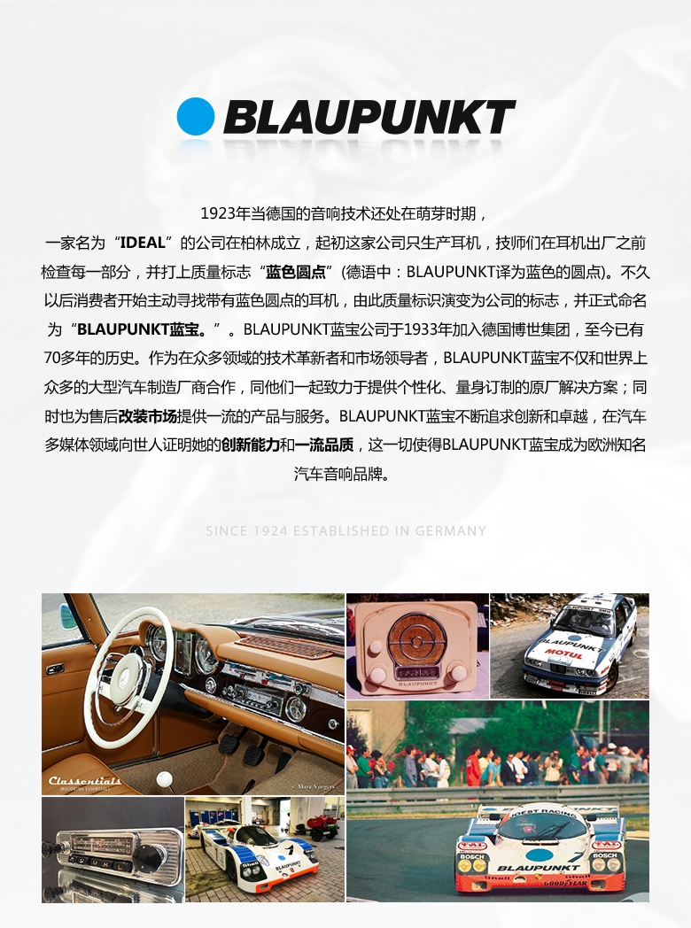 德國（藍寶BLAUPUNKT）有源木箱低音炮 XLb 200 A 